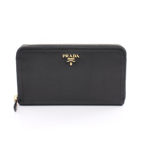 プラダ(PRADA)プラダ SOFT CALF ラウンド長財布 財布 レディース 