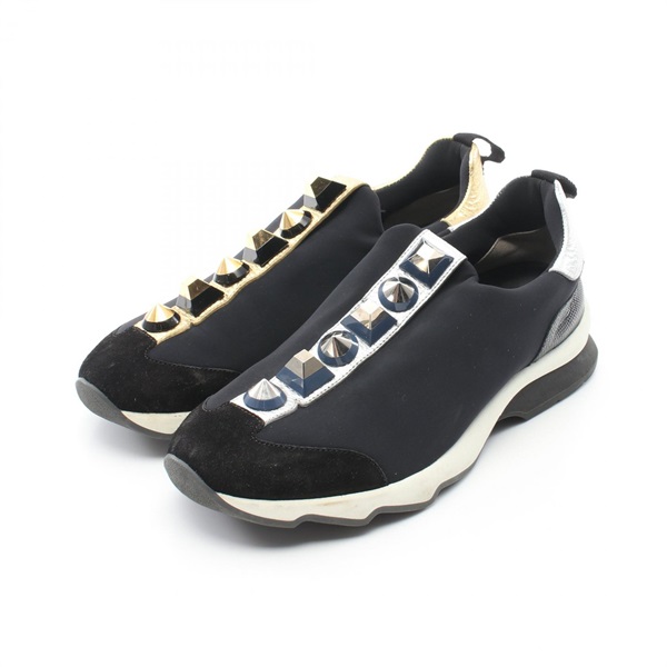 FENDI フェンディ　黒 スリッポン　スニーカー FENDI フェンディ スリッポン スニーカー キャラクター カーリト