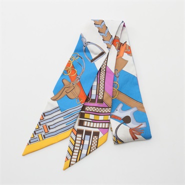 エルメス(HERMES)エルメス ツイリー BRIDES ET GRIS GRIS スカーフ