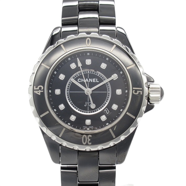 シャネル(CHANEL)シャネル J12 12Pダイヤ 腕時計 ウォッチ 腕時計 時計