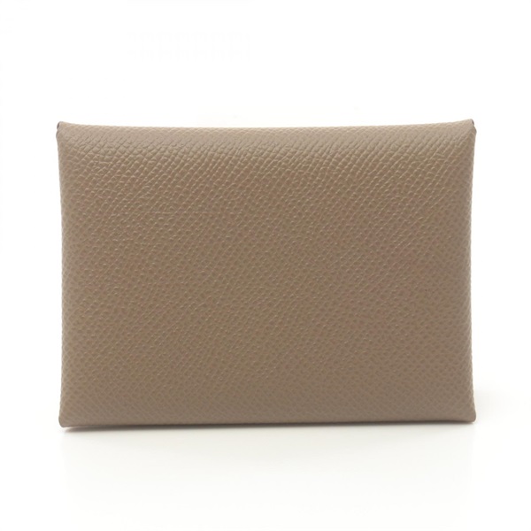 エルメス(HERMES)エルメス カルヴィデュオ エトゥープ コインケース 