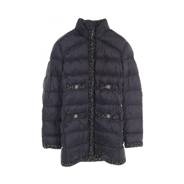 シャネル(CHANEL)シャネル ココマークボタン ダウンジャケット