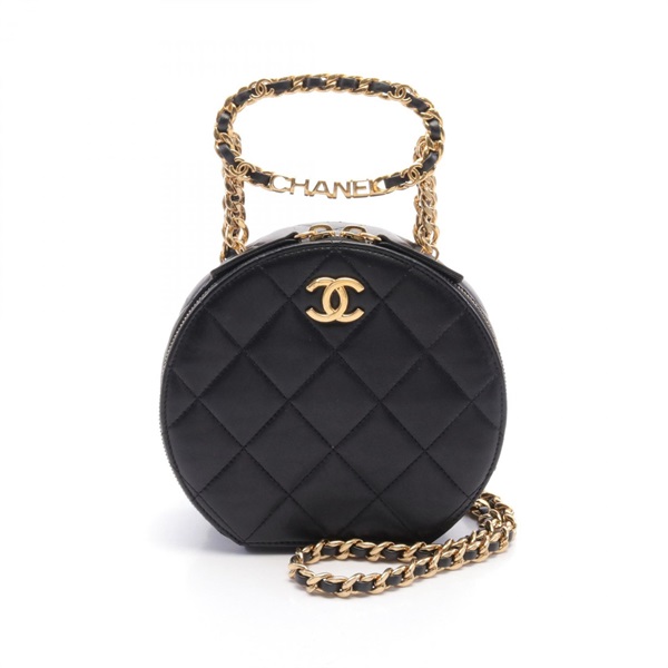 シャネル(CHANEL)シャネル マトラッセ スモール ラウンド ショルダー