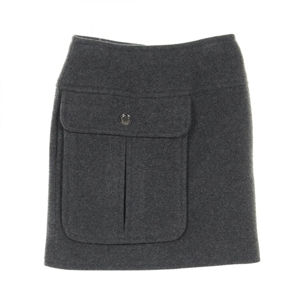 CHANEL シャネル スカート ココマークボタン