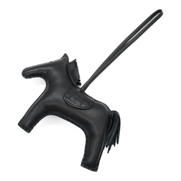 エルメス ロデオGM ブラック バッグチャーム チャーム アクセサリー メンズ レディース