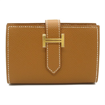 エルメス(HERMES)エルメス ベアン ミニ 二つ折り財布 二つ折り