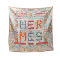 エルメス(HERMES)エルメス カレ90 SUPER SILK QUEST スカーフ 衣料品