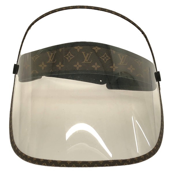 ルイ・ヴィトン ビジェール LVシールド サンバイザー 帽子 メンズ レディース M76727
