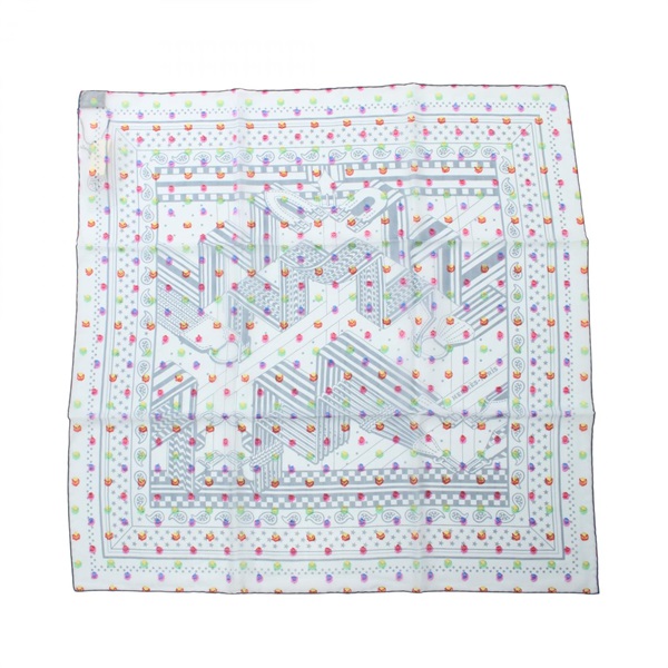 エルメス(HERMES)エルメス カレ60 SANGLES EN ZIGZAG BANBANA スカーフ