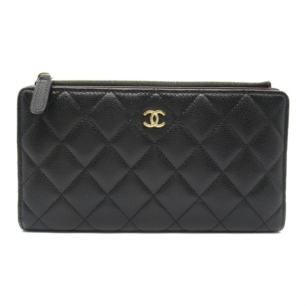 シャネル マトラッセ ZIP長財布 二つ折り長財布 財布 レディース