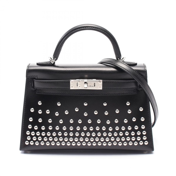 エルメス ミニケリー2 クルーテ ハンドバッグ バッグ レディース