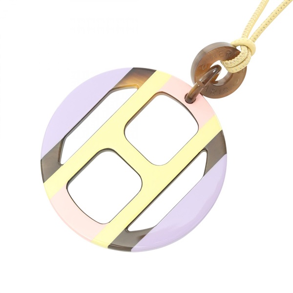 エルメス Hエキップ ライラック ジョーヌスフレ ネックレス ジュエリー レディース