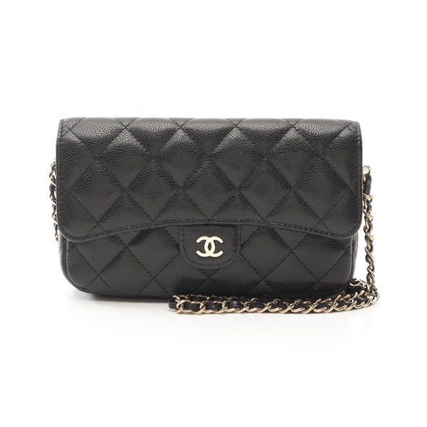 シャネル(CHANEL)シャネル マトラッセ チェーンフォンケースウォレット