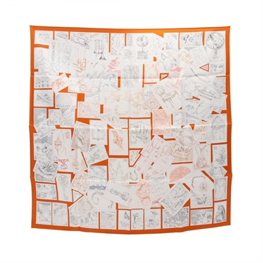 エルメス(HERMES)エルメス カレ90 LE PHILATELISTE DU FAUBOURG エルメス(HERMES)エルメス カレ90 LE PHILATELISTE DU FAUBOURG