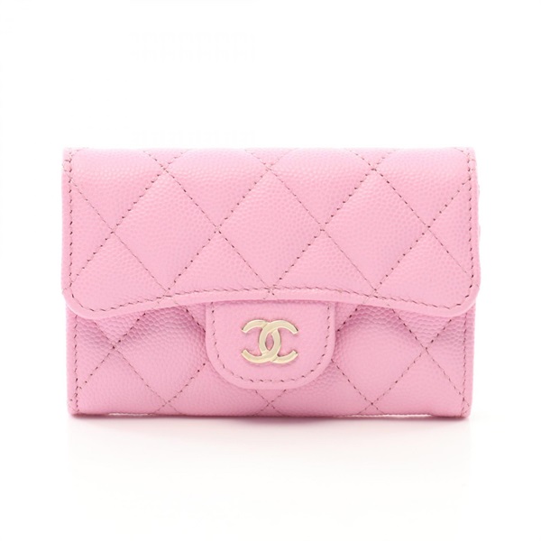 シャネル クラシック フラップ カード ケース マトラッセ カードケース アクセサリー レディース AP0214