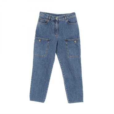 シャネル ココマークボタン デニムパンツ 衣料品  ボトムス レディース