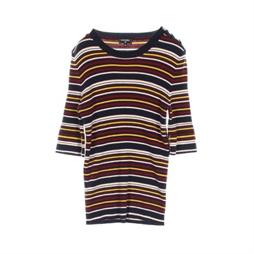 シャネル ココマークボタン ニット 衣料品 トップス レディース P59821K07816