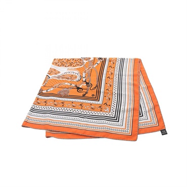 エルメス カレジェアン カレ140 Festival des Amazones Bandana スカーフ 衣料品 レディース