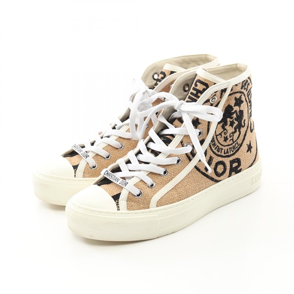 ディオール WALK'N'DIOR オブリーク エンブロイダリー スニーカー 靴 レディース