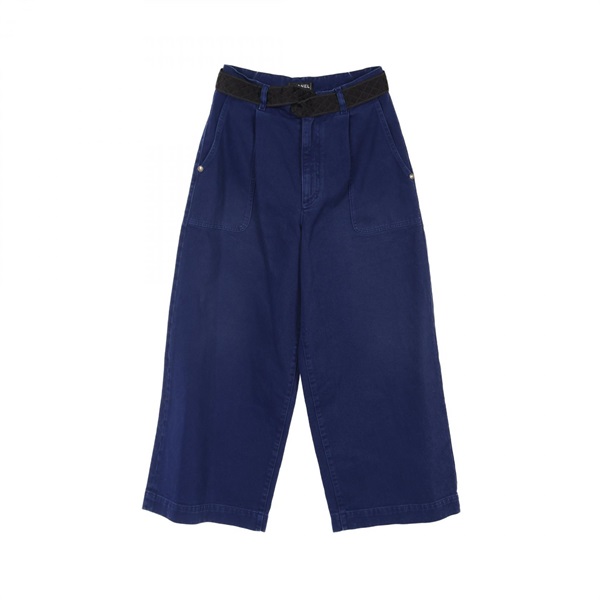 シャネル マトラッセリボン付き デニムパンツ 衣料品  ボトムス レディース P58416V44378