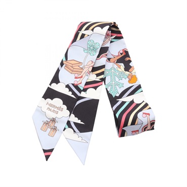 エルメス(HERMES)エルメス ツイリー CARRES VOLANTS スカーフ 衣料品