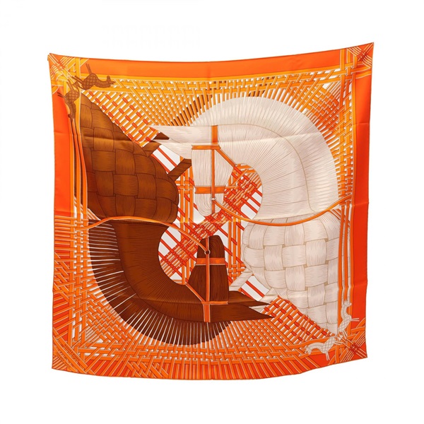 エルメス(HERMES)エルメス カレ90 MASAN&MASAN スカーフ 衣料品