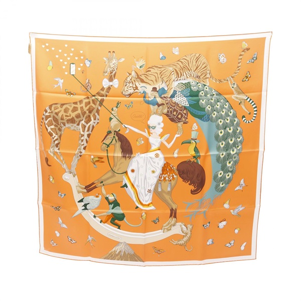 エルメス(HERMES)エルメス カレ90 HERMES STORY スカーフ 衣料品  