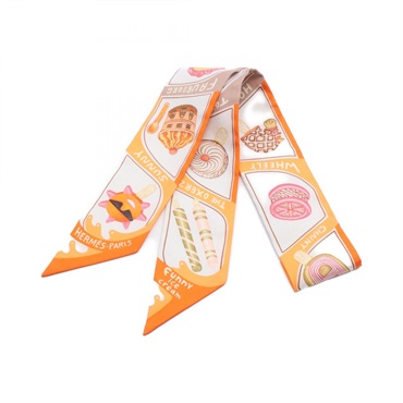 エルメス(HERMES)エルメス ツイリー FUNNY ICE CREAM スカーフ 衣料品