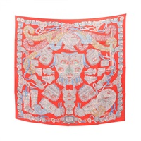 【最終出品！未使用】エルメスHERMESカレ90 ストライプ スカーフ 赤／白 楽天市場】【未使用品】【アパレル】HERMES エルメス カレ90