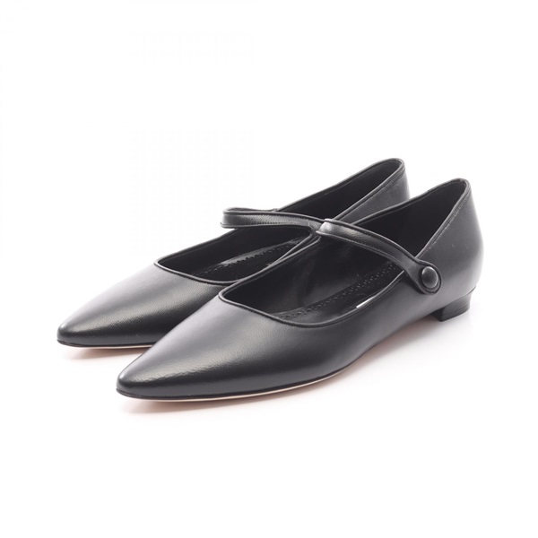 箱保存袋付き美品✨マノロブラニク　レザーパンプス　ポインテッドトゥ　黒 箱保存袋付き美品✨マノロブラニク レザーパンプス ポインテッド