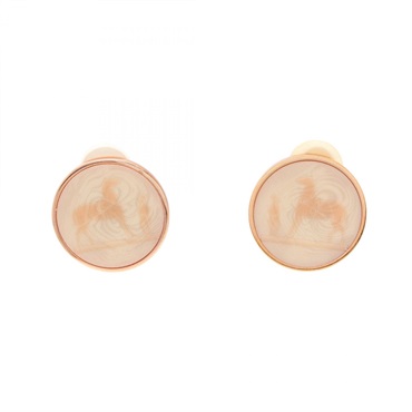 HERMES エルメス コロゾ カフス ピンクゴールド エルメス(HERMES)エルメス コロゾ イヤリング ジュエリー レディース