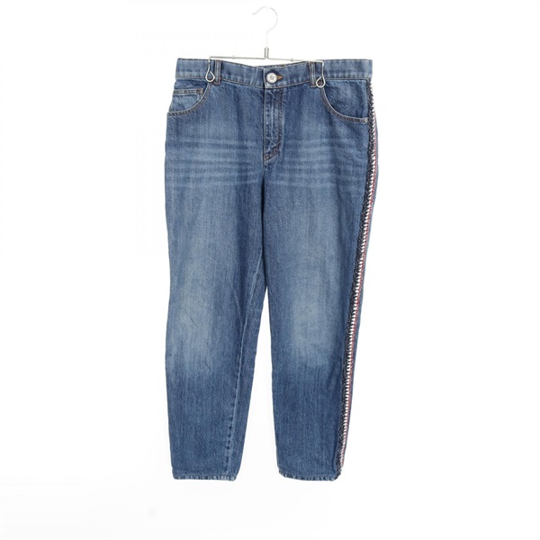 シャネル ツイードトリム デニムパンツ 衣料品  ボトムス レディース