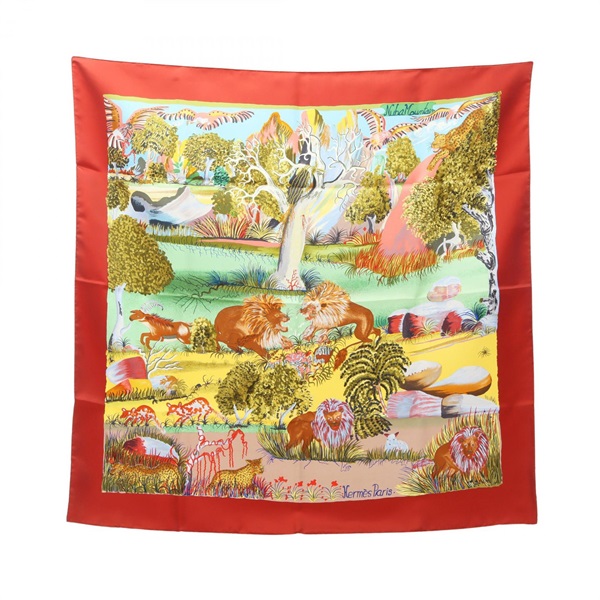 エルメス(HERMES)エルメス カレ90 Nuba Mountain スカーフ 衣料品 