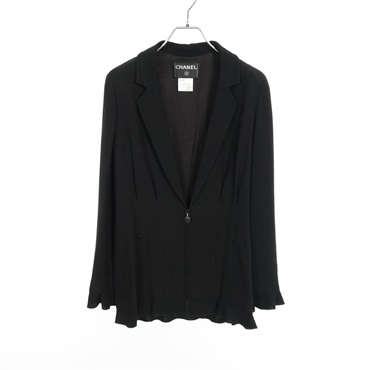 美品‼️シャネル ジャケット 黒 レディース M シャネル(CHANEL)シャネル その他ジャケット 衣料品 アウター