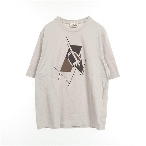 エルメス Etrier en Fragments カットソー 衣料品 トップス メンズ