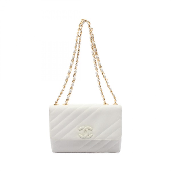 シャネル(CHANEL)シャネル ココマーク バイアスステッチ ショルダー 