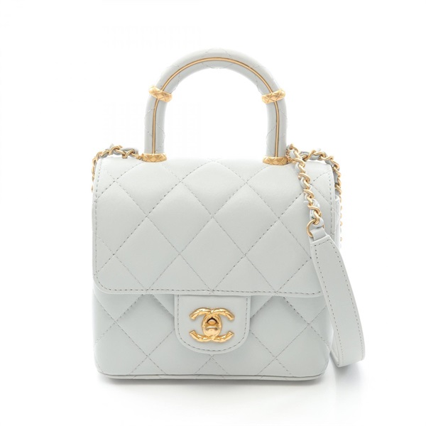 シャネル マトラッセ トップハンドル ミニフラップバッグ ショルダーバッグ バッグ レディース AS4035