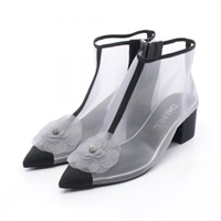 シャネル メッシュフラワーブーティ ブーツ 靴 レディース G63454