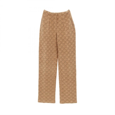 美品 Fendi ロゴプリント スリムパンツ イタリア製 楽天市場】フェンディ FENDI レディース パンツ ボトムス ロゴ