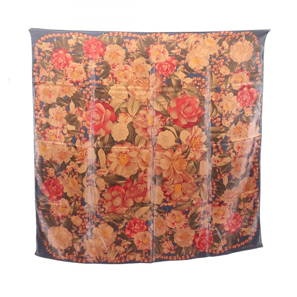 シャネル カメリア スカーフ 衣料品 レディース