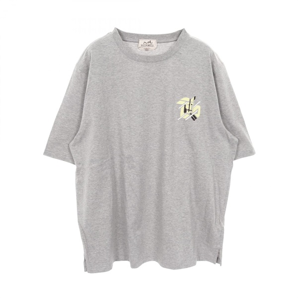 エルメス(HERMES)エルメス ミニレザーパッチ カットソー 衣料品 