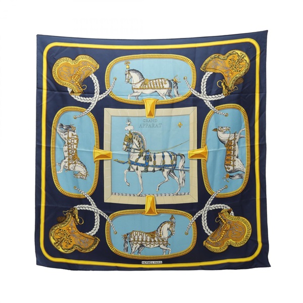 エルメス(HERMES)エルメス カレ90 GRAND APPARAT スカーフ 衣料品