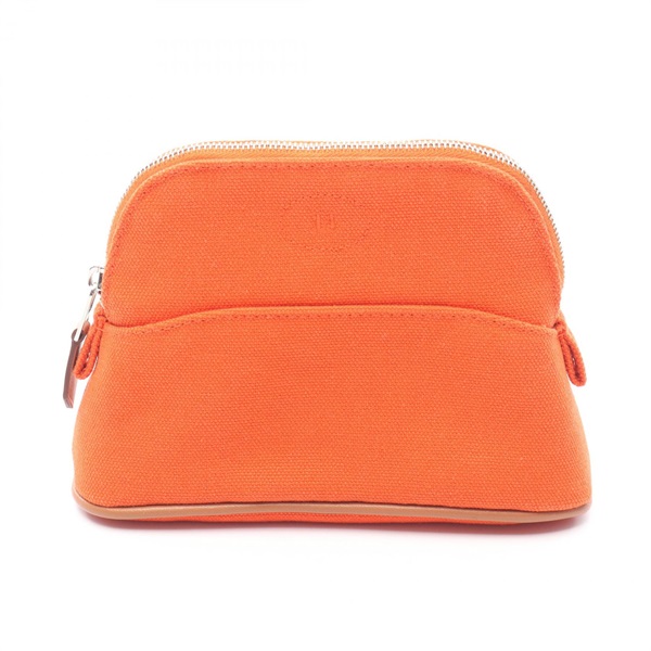 エルメス(HERMES)エルメス ボリードポーチ ミニミニ オランジュ フー  