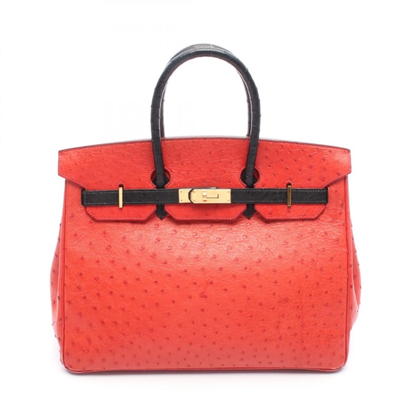 エルメス(HERMES)エルメス バーキン35 ルージュヴィフ ハンドバッグ 
