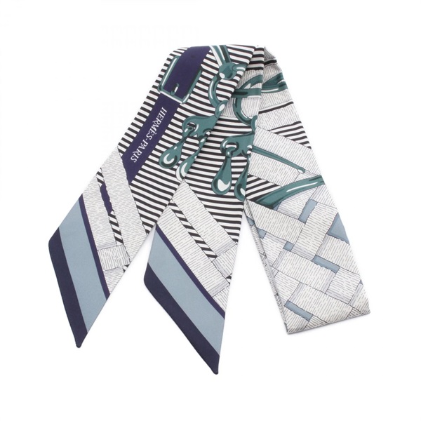 美品　エルメス　ツイリー　Mors a jouets chemise スカーフ エルメス(HERMES)エルメス ツイリー Mors a jouets chemise スカーフ