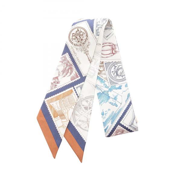 エルメス　ツイリー フォーブルの切手愛好家 エルメス(HERMES)エルメス ツイリー フォーブルの切手愛好家 スカーフ