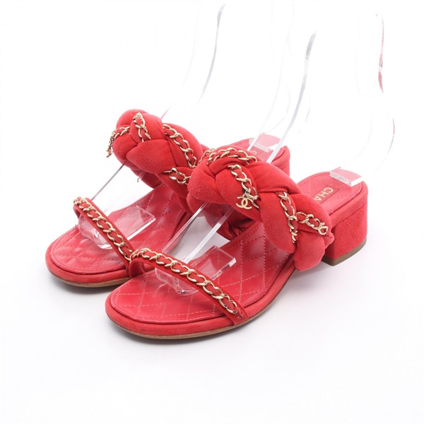 シャネル マトラッセ ココマーク サンダル