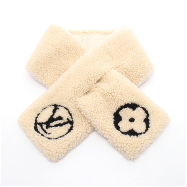 ルイヴィトン M75758 エシャルプ バイスタンプ マフラー　ラビット LOUIS VUITTON - ルイヴィトン マフラー エシャルプ・バイ