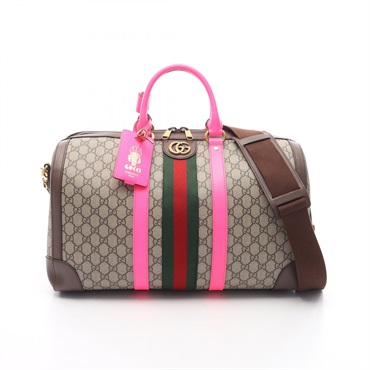 【新品未使用】GUCCI バッグ グッチ(GUCCI)グッチ ミディアム ダッフルバッグ GGスプリーム