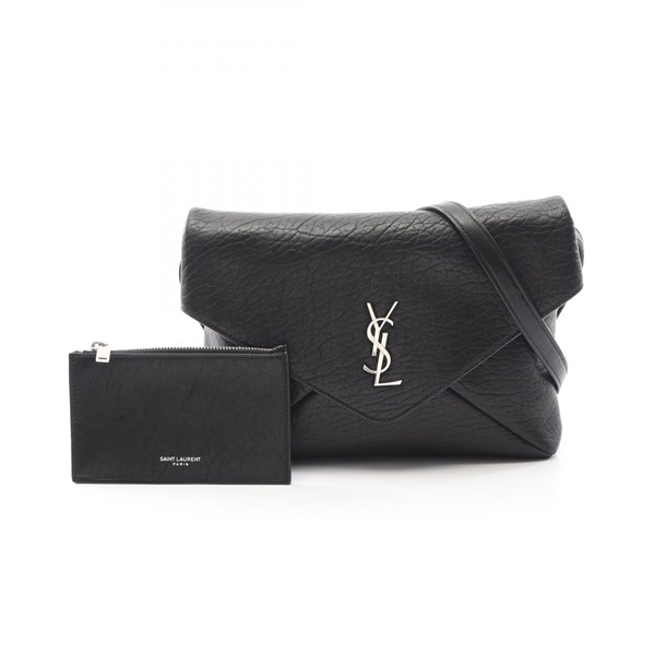 SAINT LAURENT カサンドラ エンベロープ メッセンジャー カサンドラ エンベロープ メッセンジャー（ラムスキン） ブラック